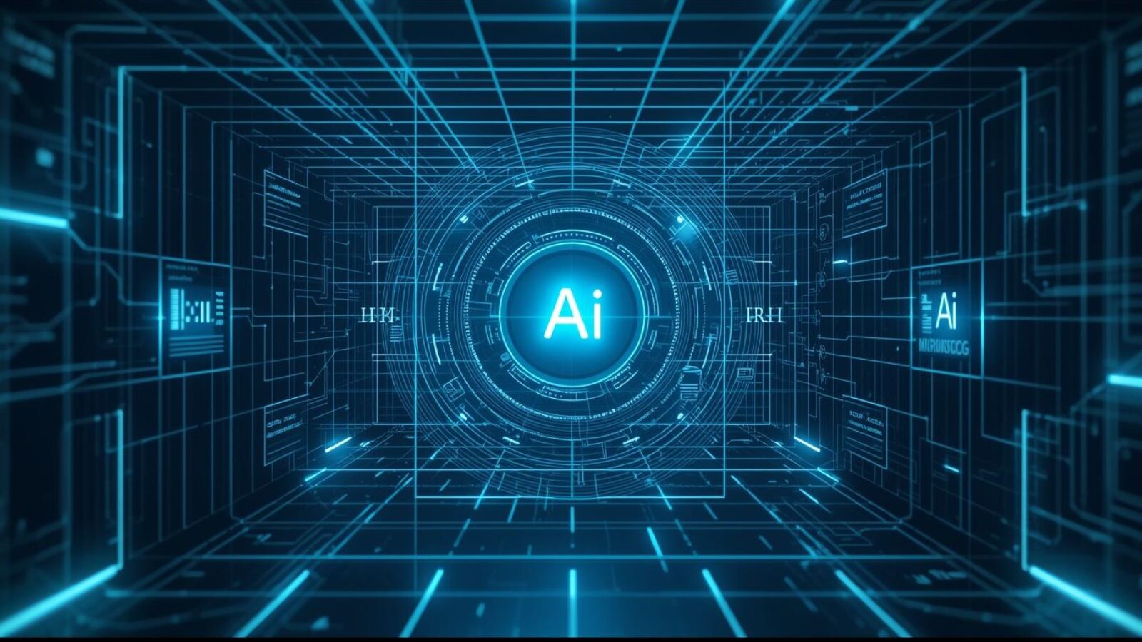 AI strategie marketing 2026 visualisatie van AI als assistent binnen gestructureerde marketingarchitectuur
