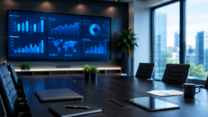 Dashboard met marketingdata en budgetallocatie voor analyse van rendement, winstbijdrage en kanaalmix in 2026