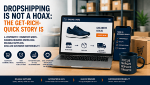 Dropshipping is not a hoax: professional dropshipping with reliable suppliers, data, automation and customer responsibility