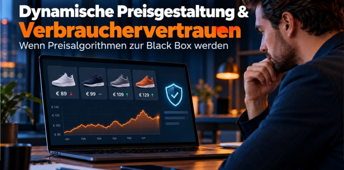 Preisalgorithmus für dynamische Preisgestaltung mit Preisbewegungen und Verbrauchervertrauen im E-Commerce