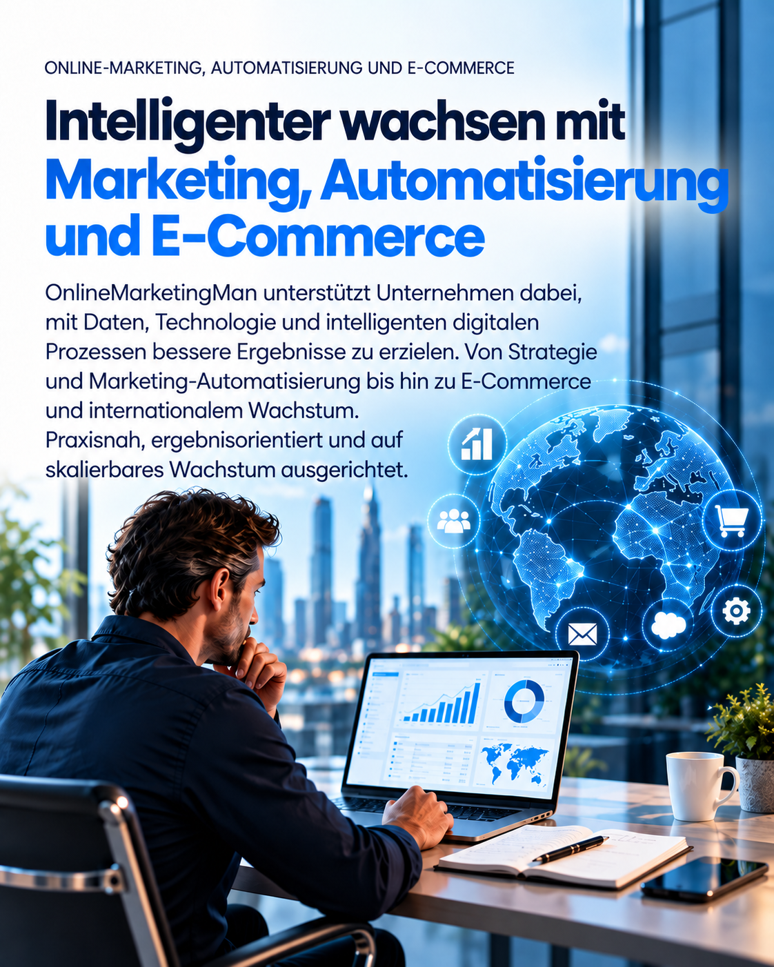 Intelligenter wachsen mit Marketing, Automatisierung und E-Commerce bei OnlineMarketingMan