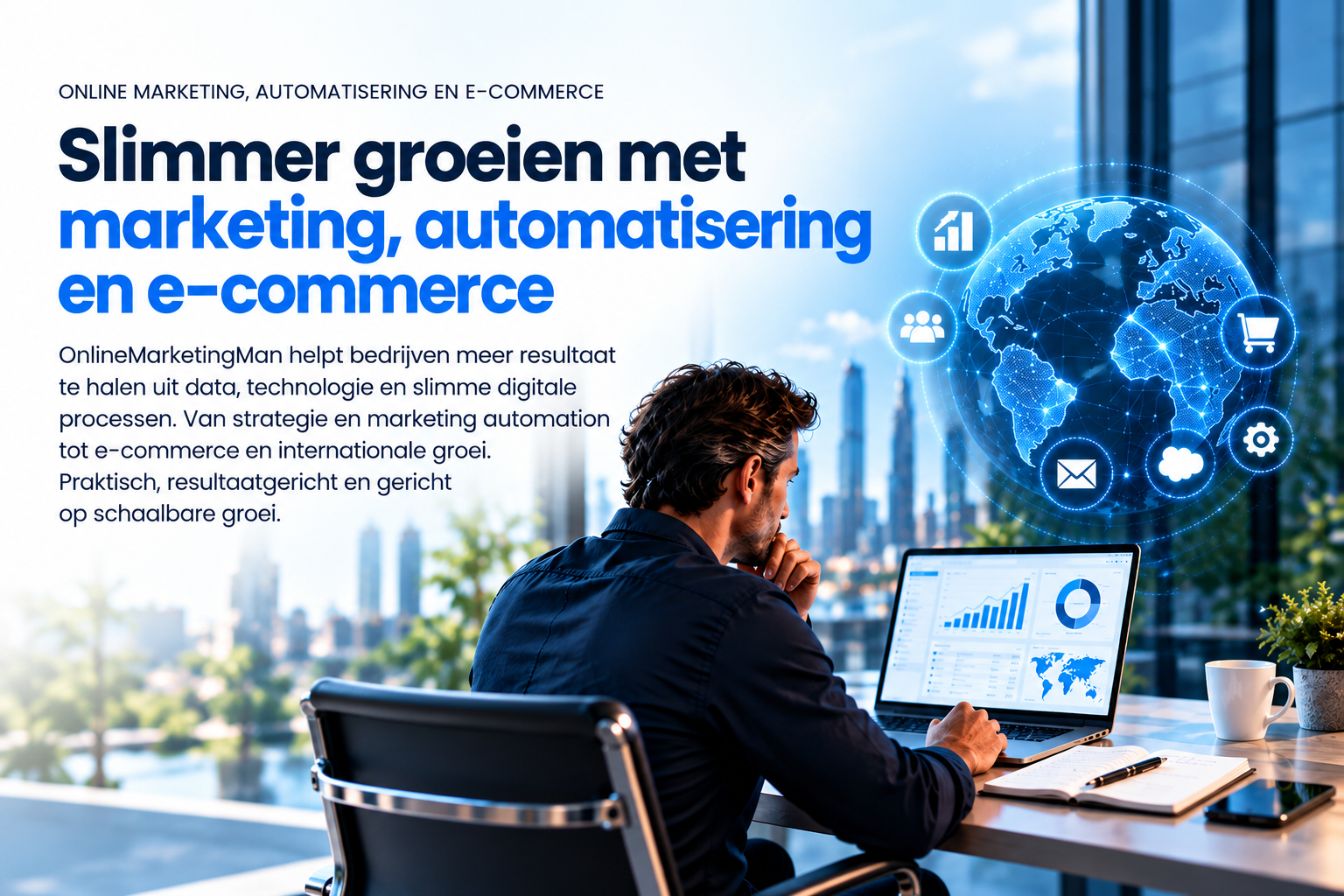 Slimmer groeien met marketing, automatisering en e-commerce bij OnlineMarketingMan